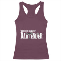 World's Okayest Bartender Racerback Tank Top