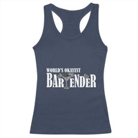 World's Okayest Bartender Racerback Tank Top