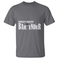 World's Okayest Bartender T Shirt