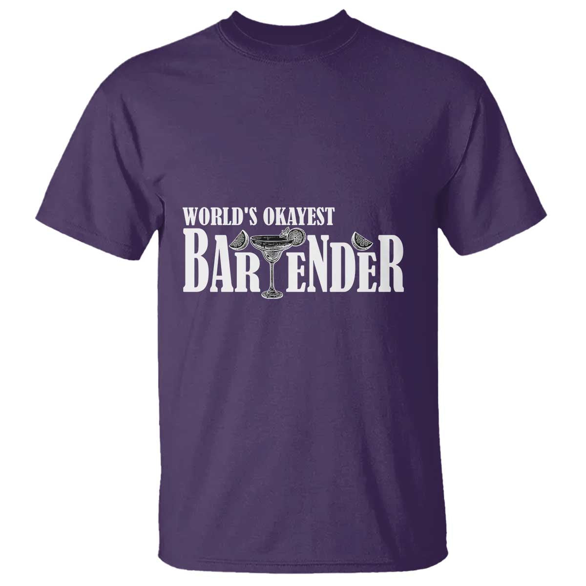 World's Okayest Bartender T Shirt