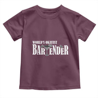 World's Okayest Bartender Toddler T Shirt