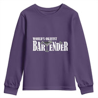 World's Okayest Bartender Youth Sweatshirt