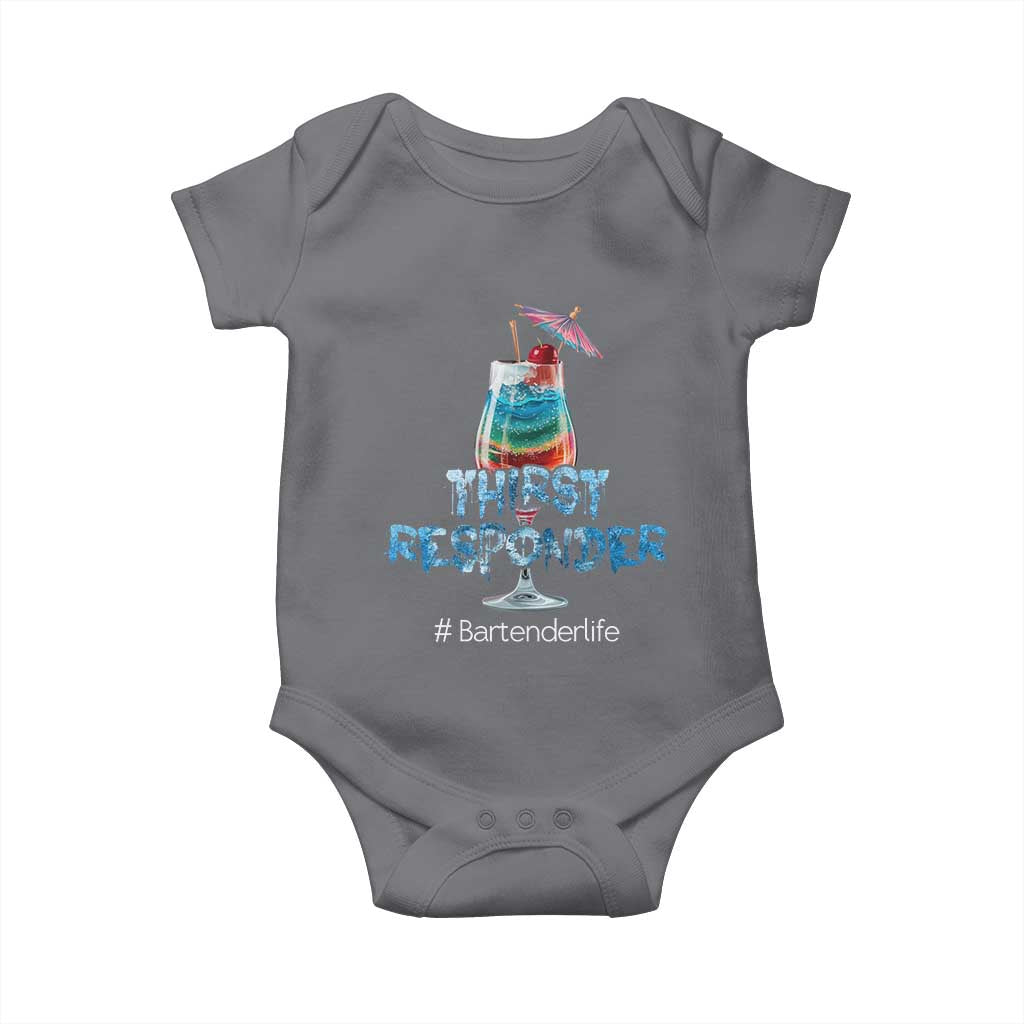 Funny Bartender Baby Onesie Thirst Responder Mixologists