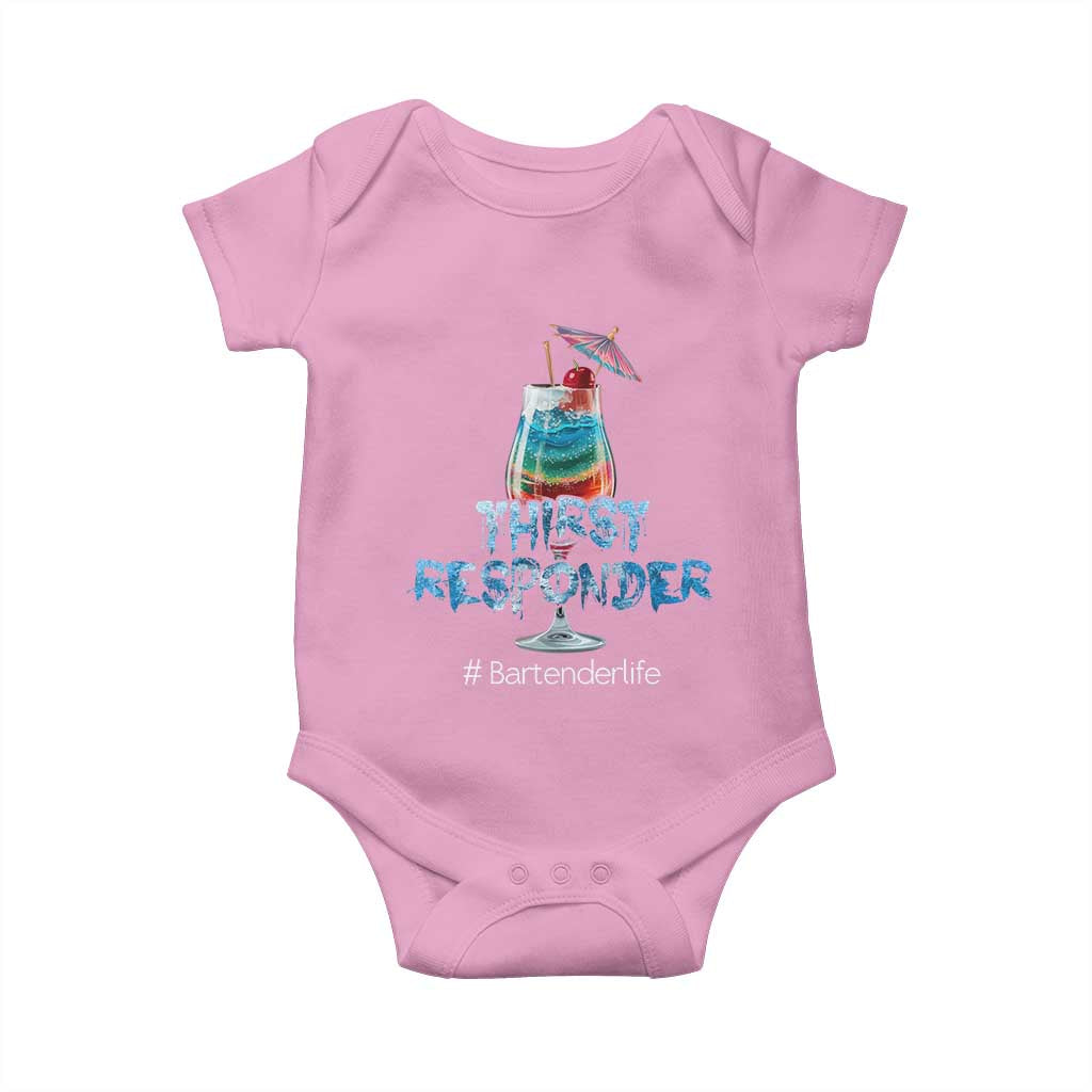 Funny Bartender Baby Onesie Thirst Responder Mixologists