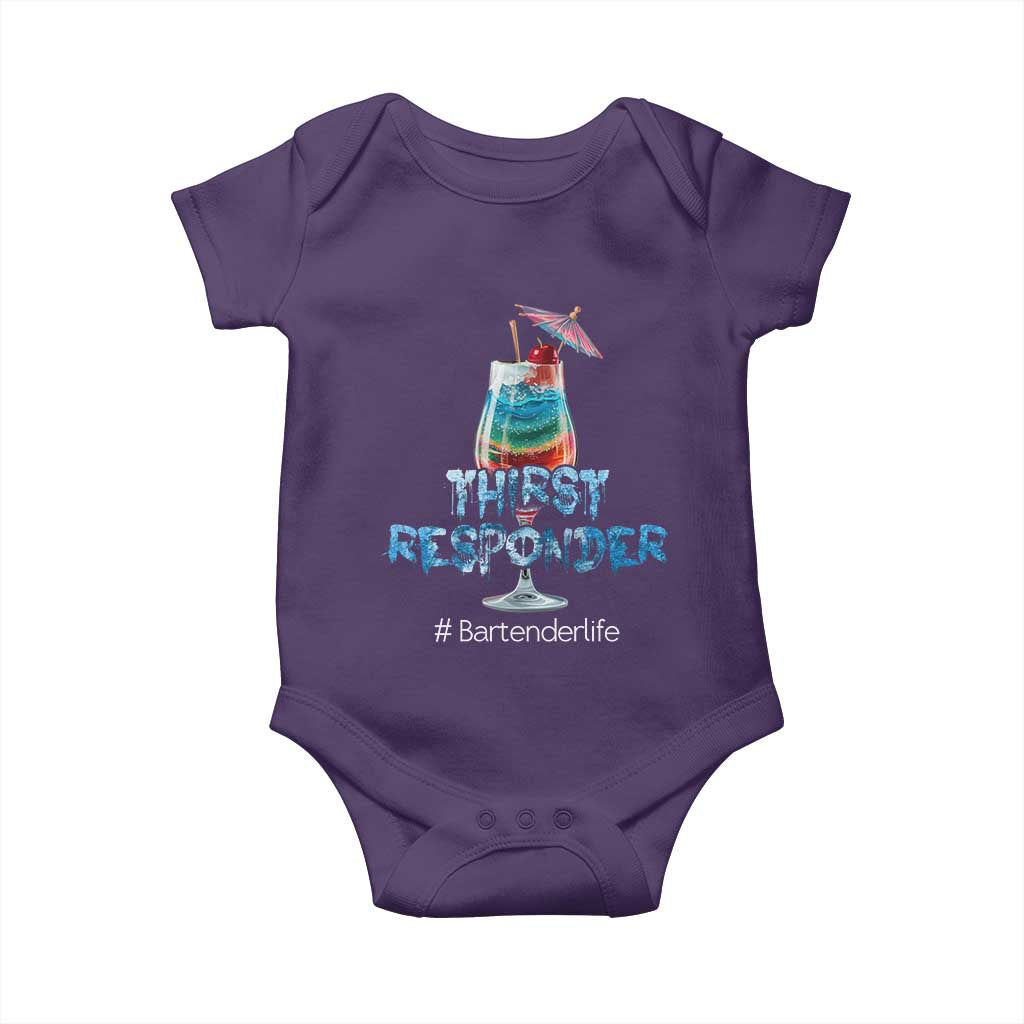 Funny Bartender Baby Onesie Thirst Responder Mixologists