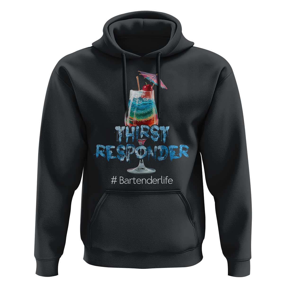 Funny Bartender Hoodie Thirst Responder Mixologists