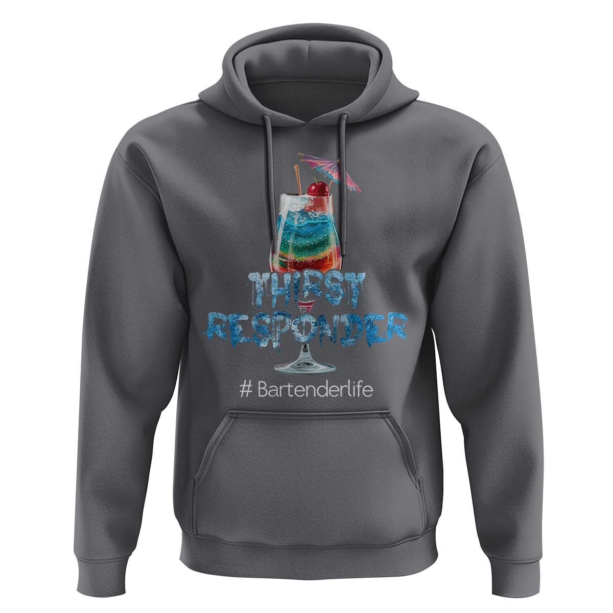 Funny Bartender Hoodie Thirst Responder Mixologists