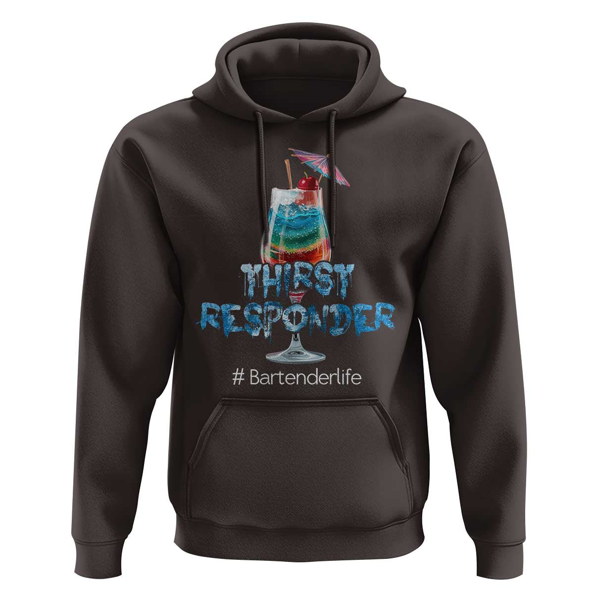 Funny Bartender Hoodie Thirst Responder Mixologists