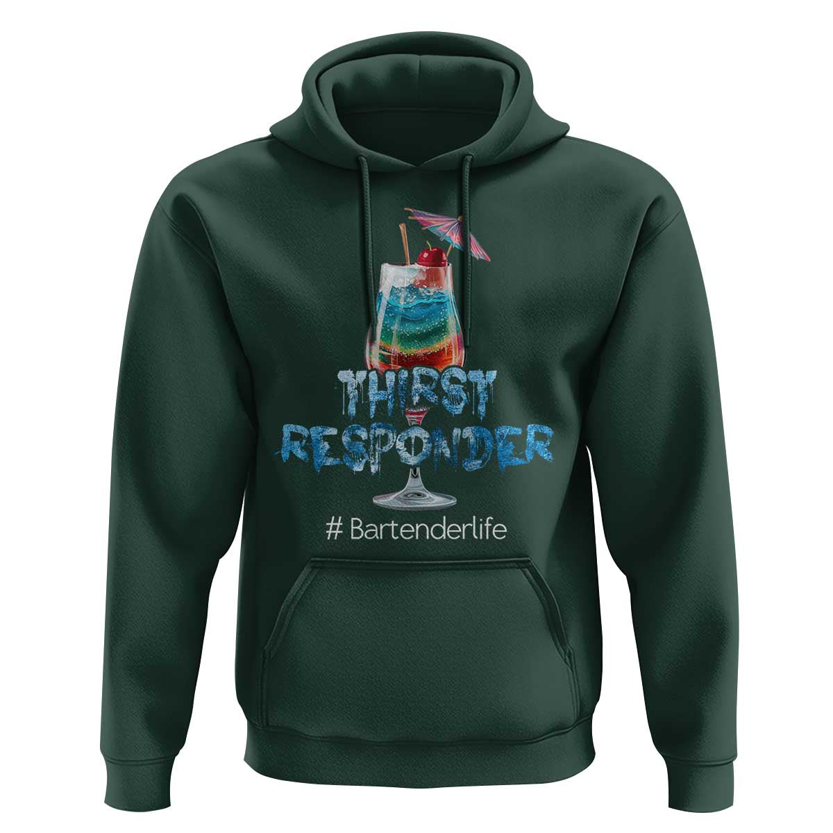 Funny Bartender Hoodie Thirst Responder Mixologists