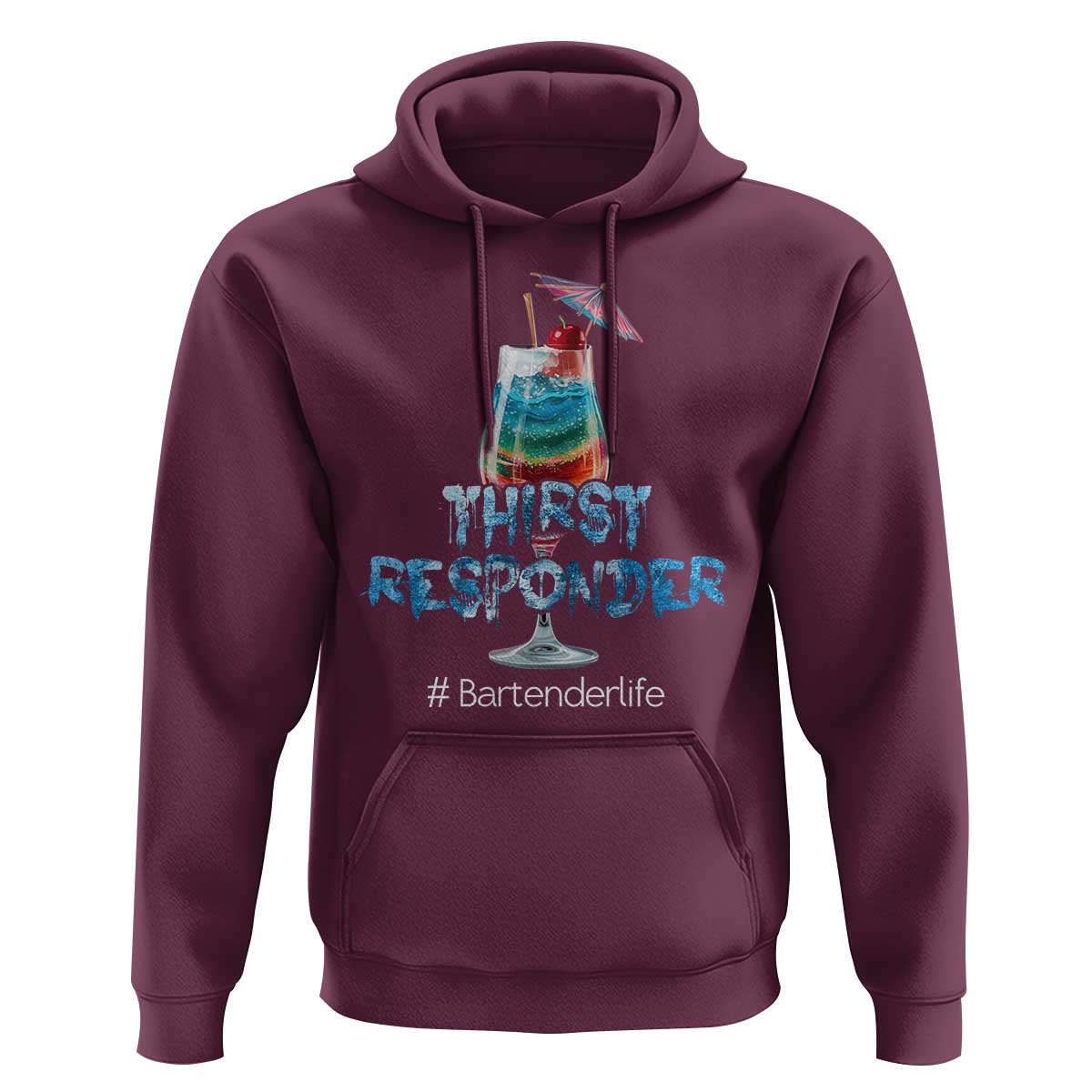 Funny Bartender Hoodie Thirst Responder Mixologists
