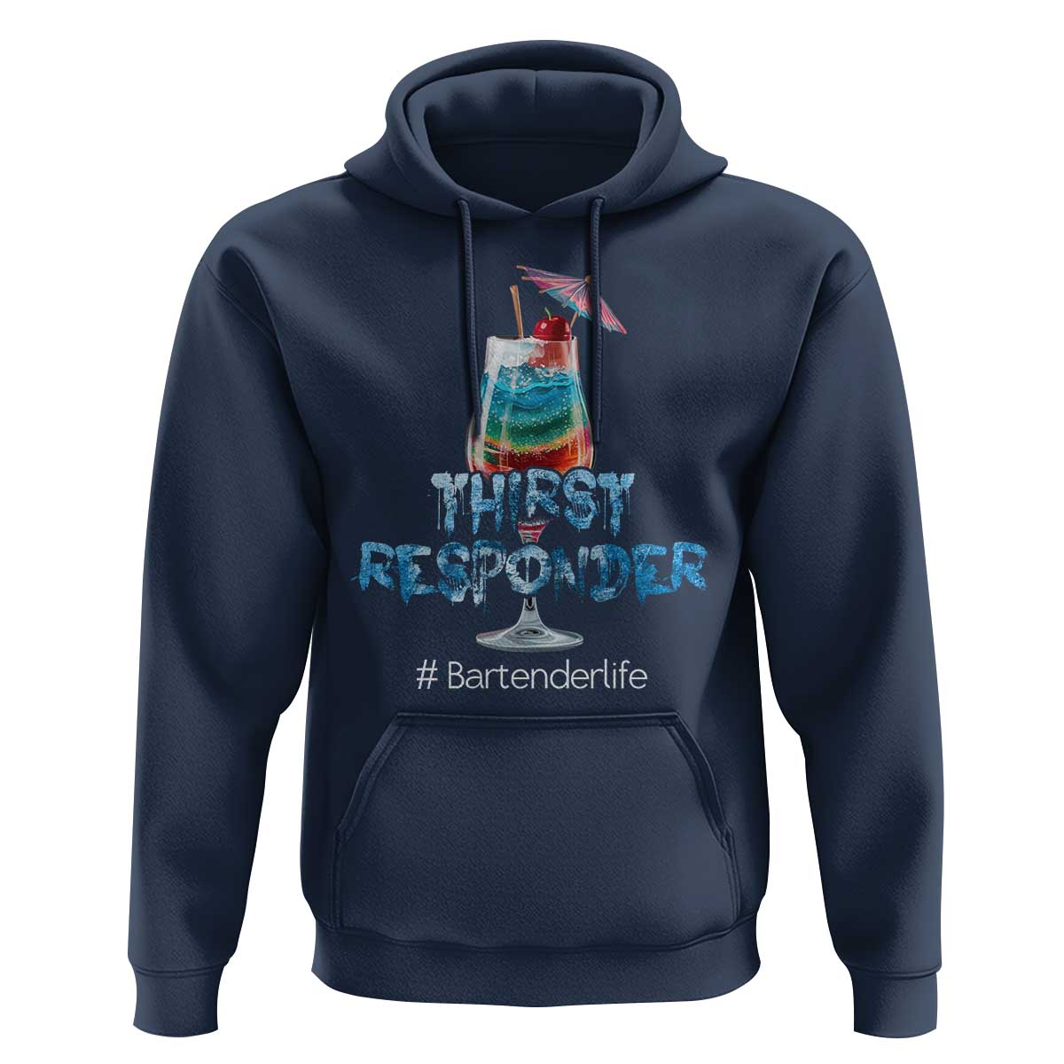 Funny Bartender Hoodie Thirst Responder Mixologists