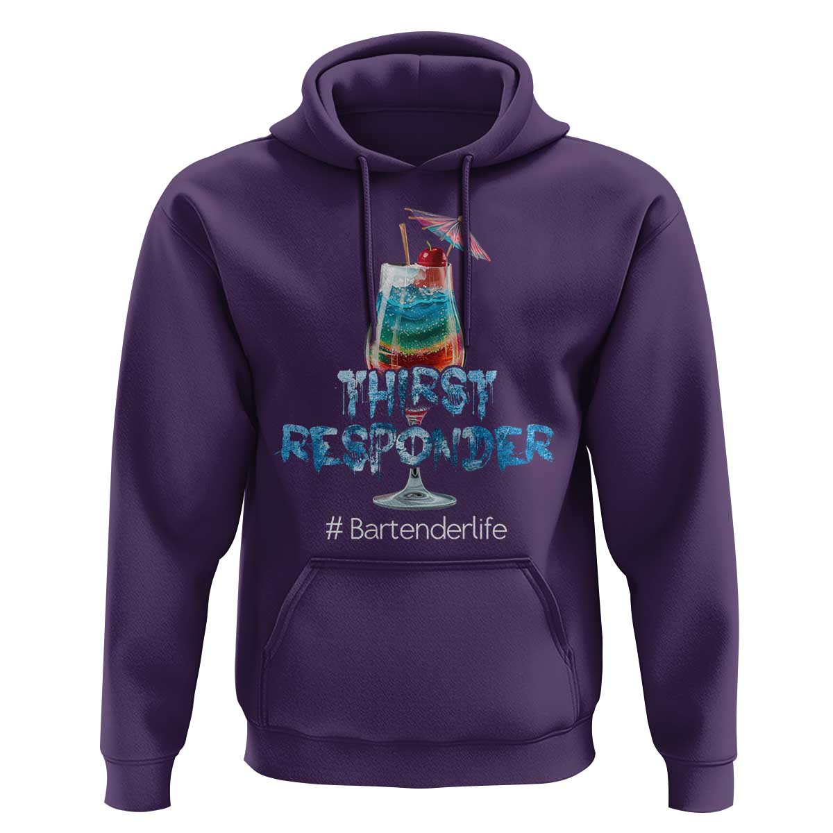 Funny Bartender Hoodie Thirst Responder Mixologists