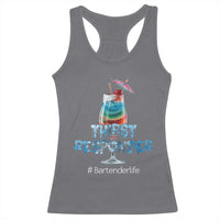 Funny Bartender Racerback Tank Top Thirst Responder Mixologists