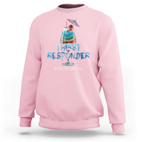 Funny Bartender Sweatshirt Thirst Responder Mixologists