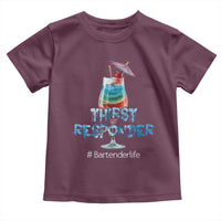 Funny Bartender Toddler T Shirt Thirst Responder Mixologists