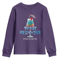 Funny Bartender Youth Sweatshirt Thirst Responder Mixologists
