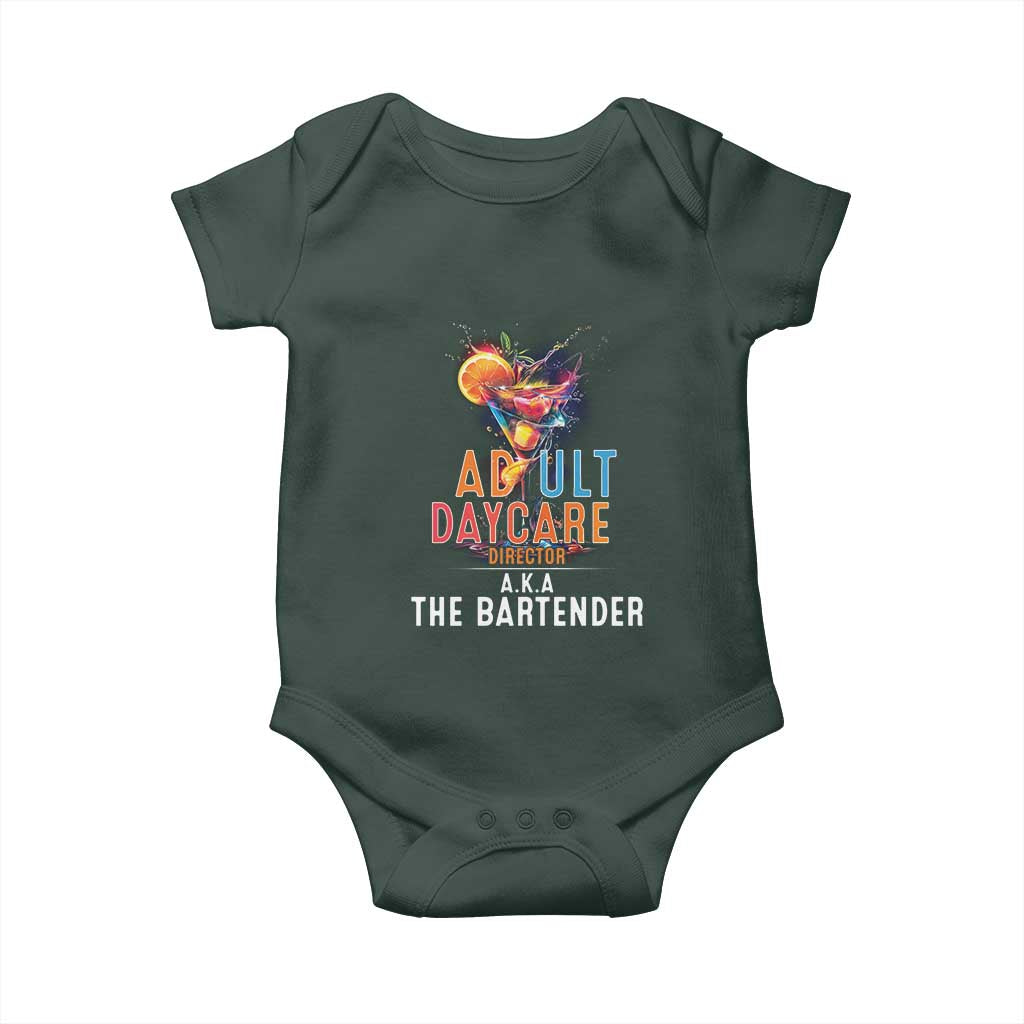 Funny Adult Daycare Director Aka The Bartender Baby Onesie