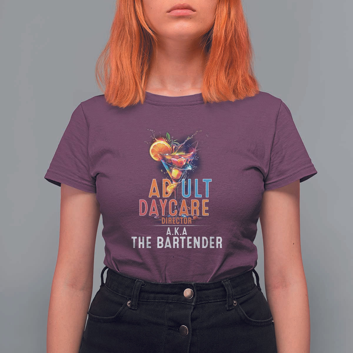 Funny Adult Daycare Director Aka The Bartender T Shirt For Women