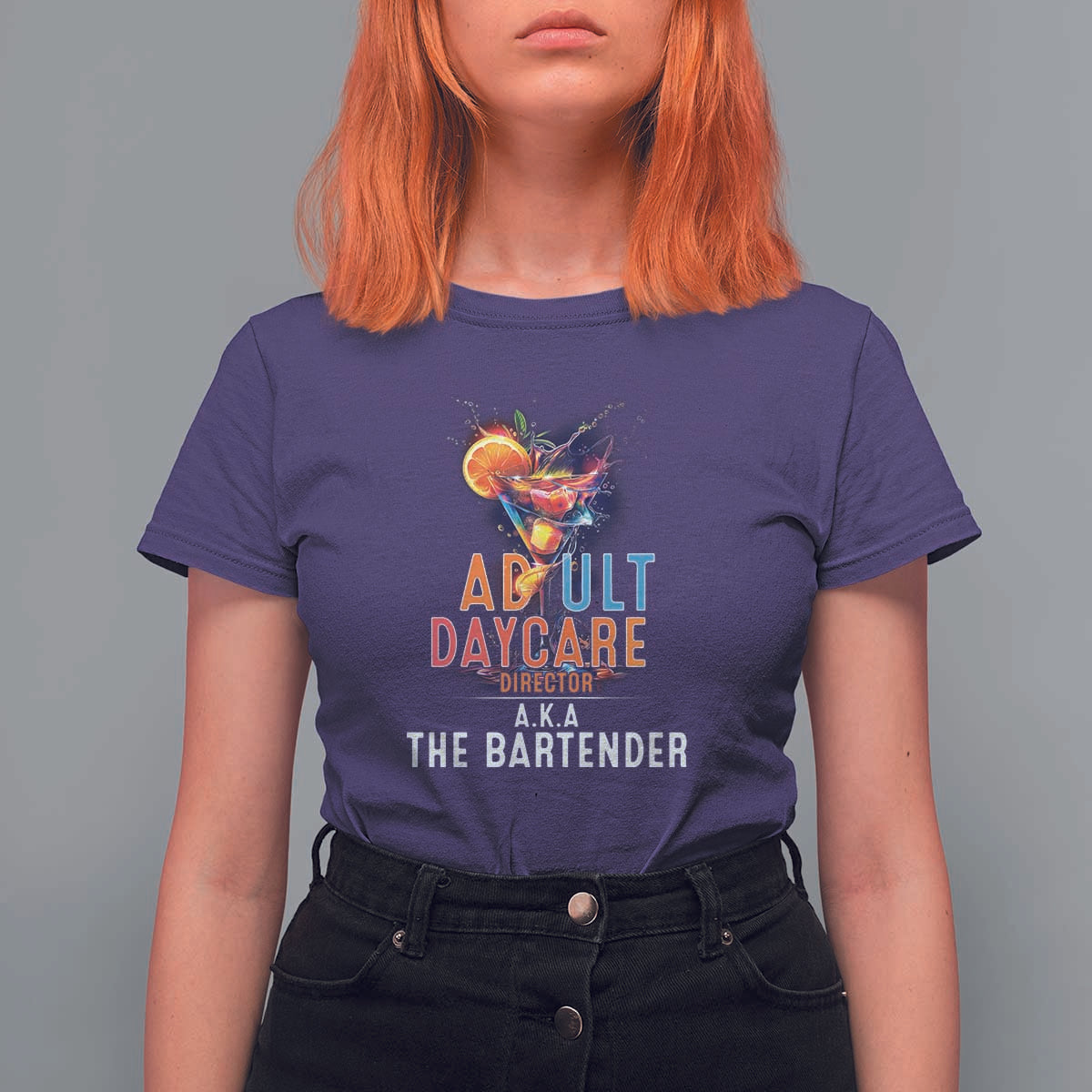Funny Adult Daycare Director Aka The Bartender T Shirt For Women