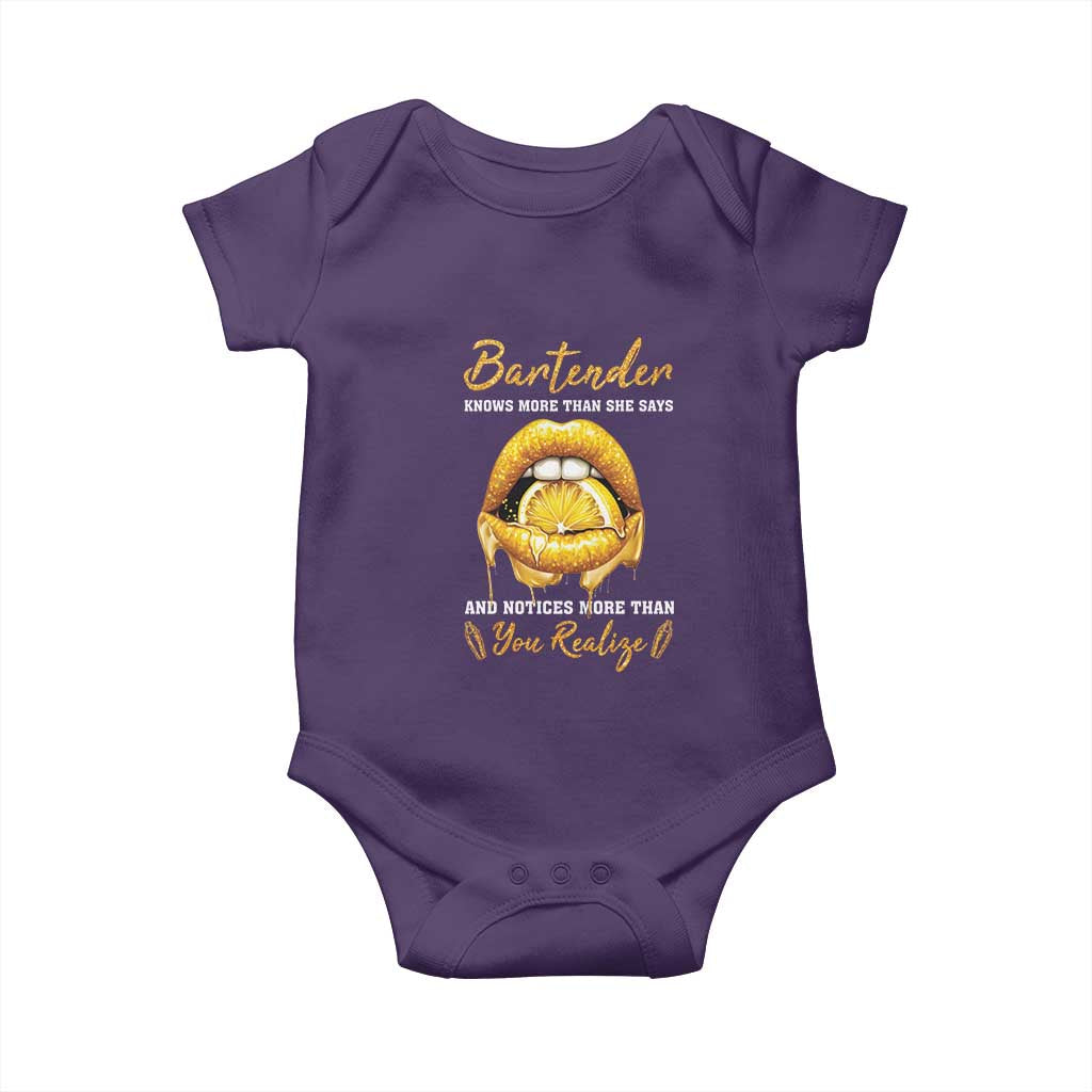 Bartender Baby Onesie Knows More Than She Says