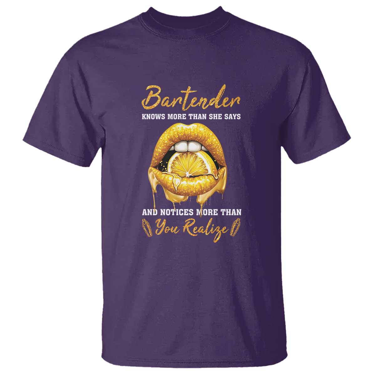 Bartender T Shirt Knows More Than She Says