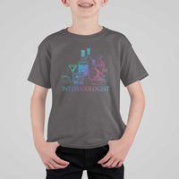 Funny Bartender Intoxicologist T Shirt For Kid