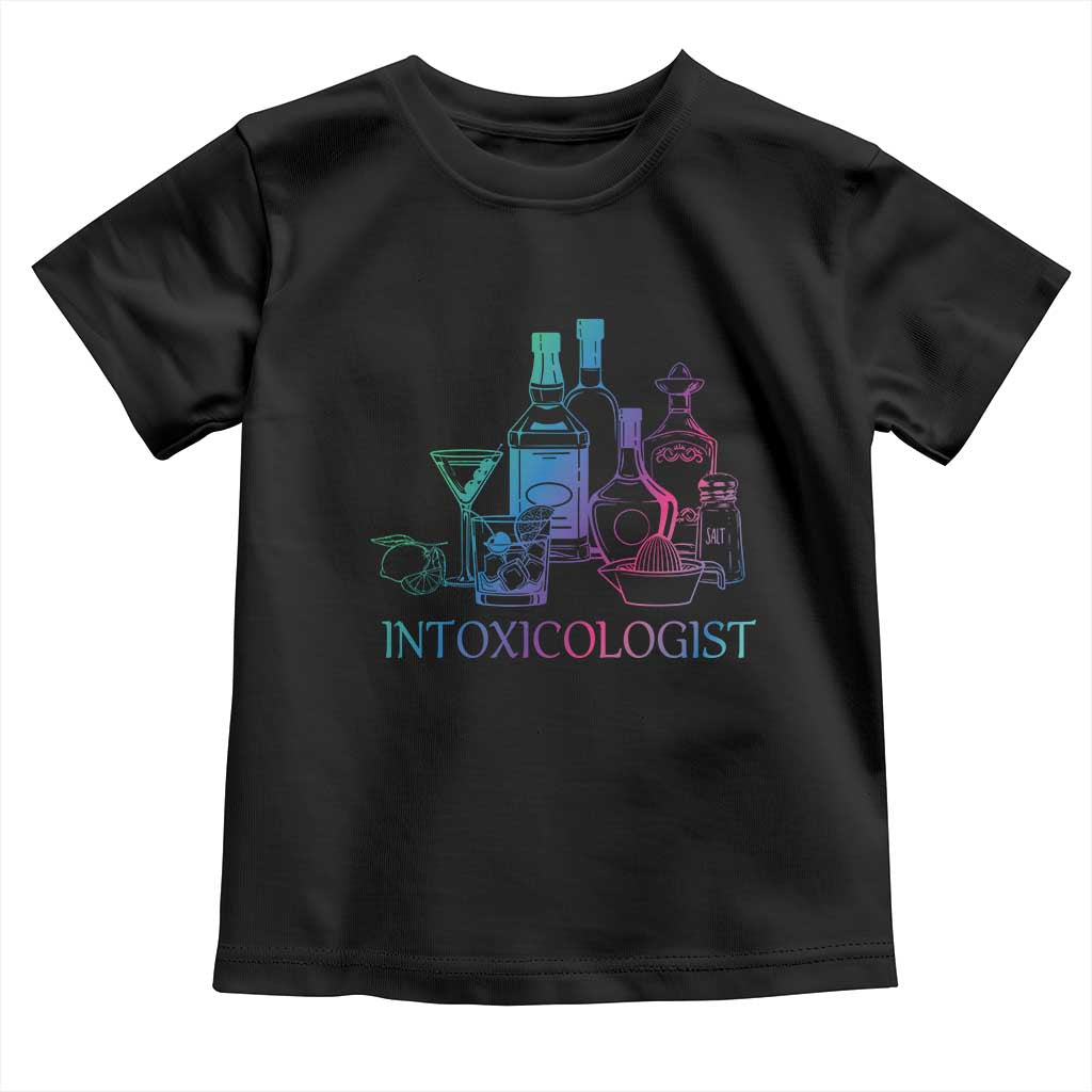 Funny Bartender Intoxicologist Toddler T Shirt