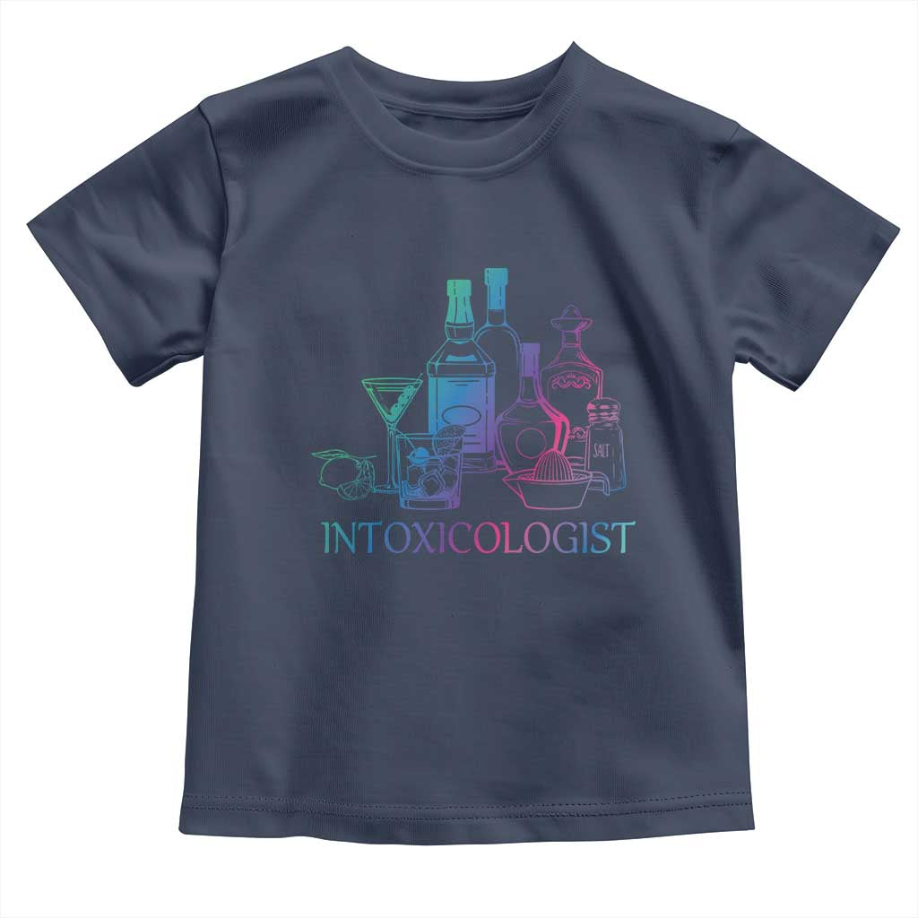 Funny Bartender Intoxicologist Toddler T Shirt