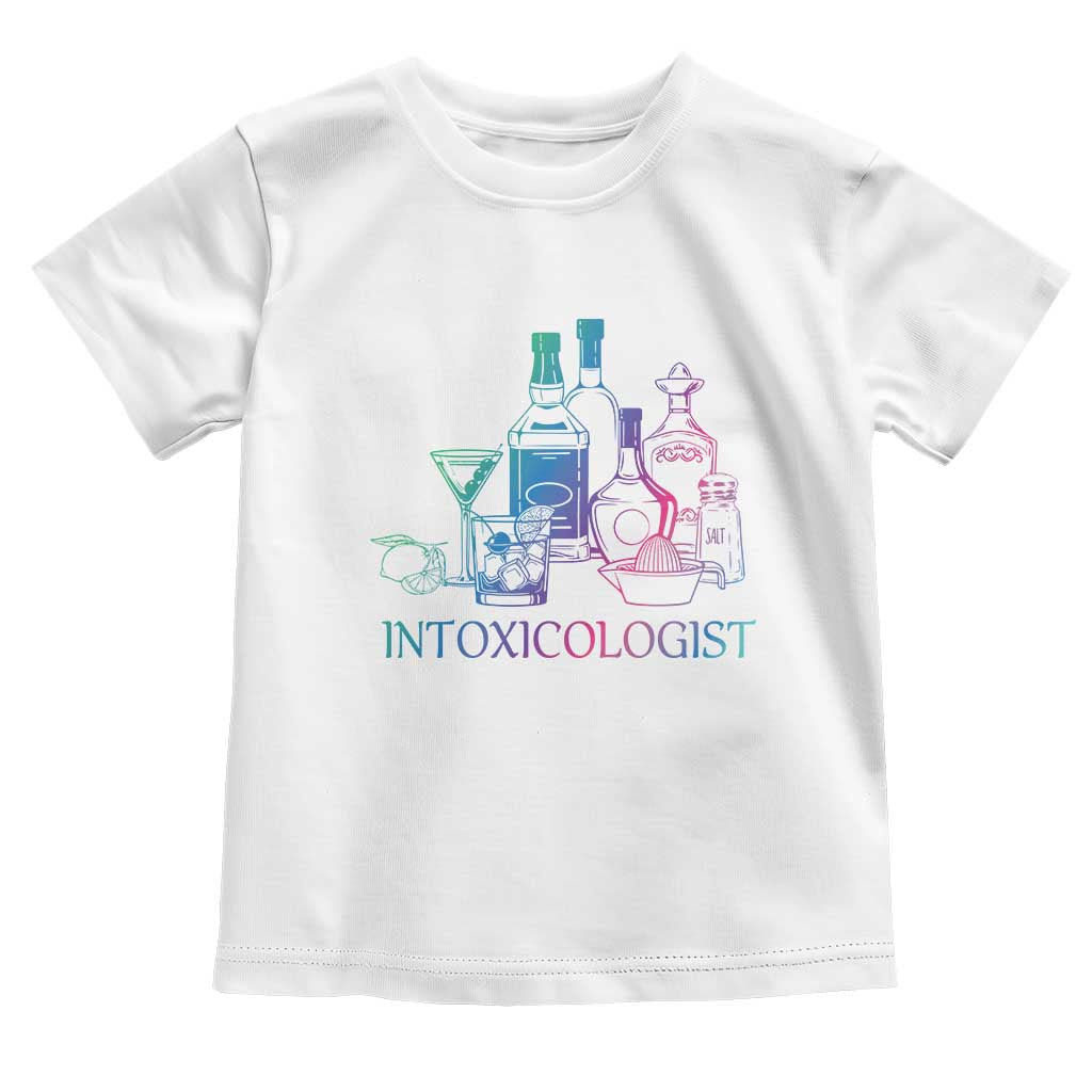 Funny Bartender Intoxicologist Toddler T Shirt