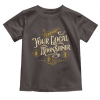Moonshine Toddler T Shirt Support Your Local Moonshiner Drinking
