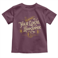 Moonshine Toddler T Shirt Support Your Local Moonshiner Drinking