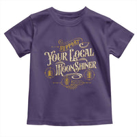 Moonshine Toddler T Shirt Support Your Local Moonshiner Drinking