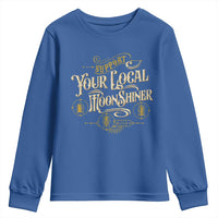 Moonshine Youth Sweatshirt Support Your Local Moonshiner Drinking