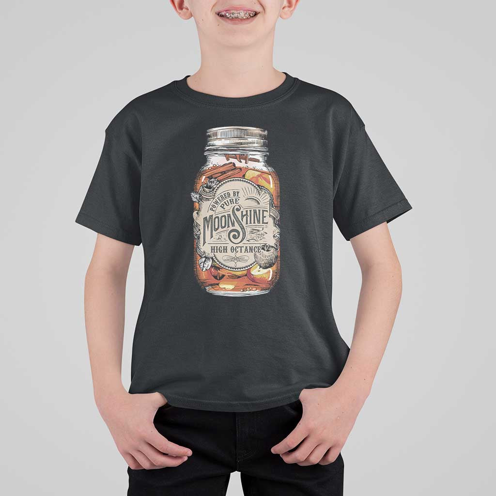 Drinking Powered By Pure Moonshine T Shirt For Kid