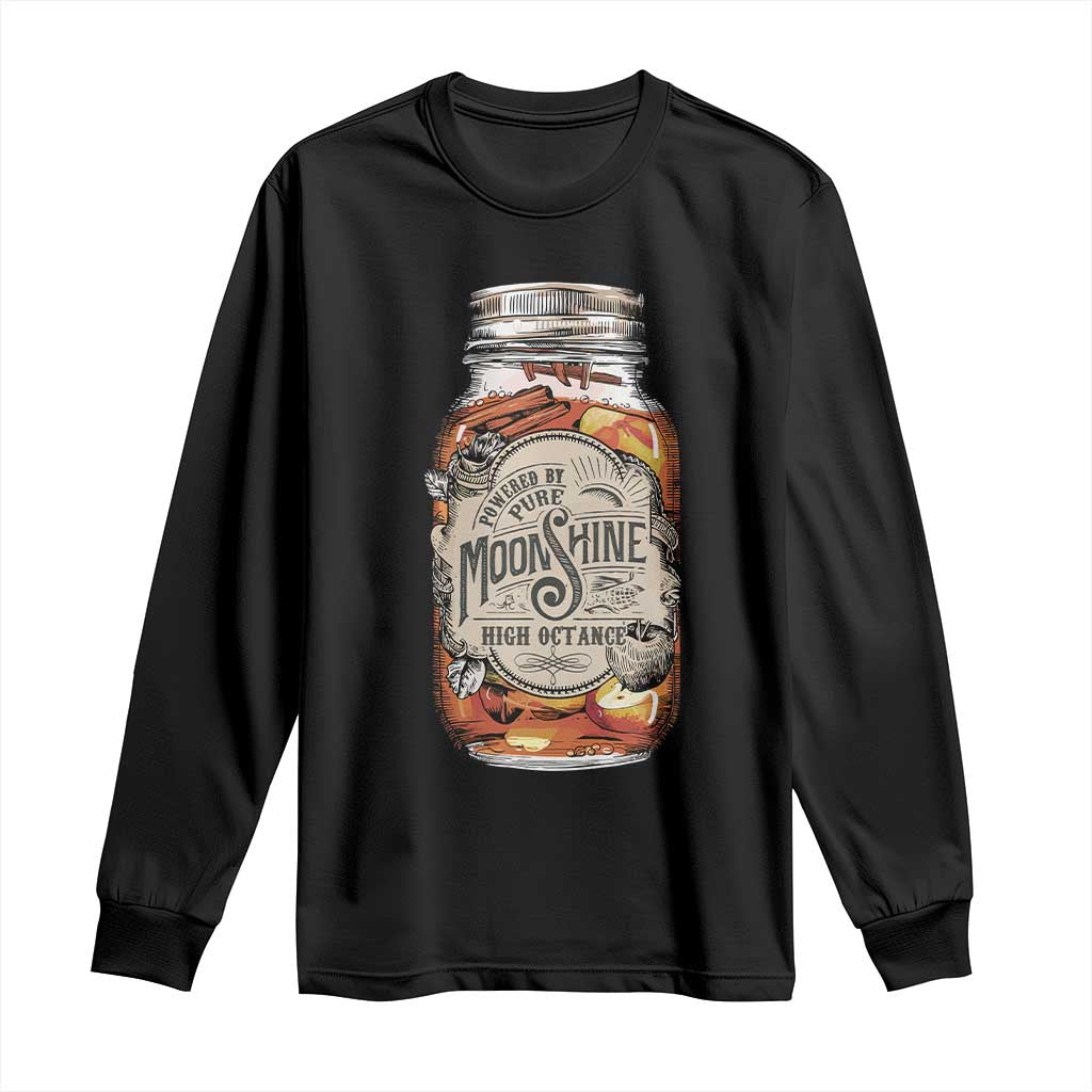 Drinking Powered By Pure Moonshine Long Sleeve Shirt