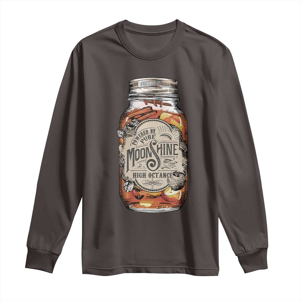 Drinking Powered By Pure Moonshine Long Sleeve Shirt