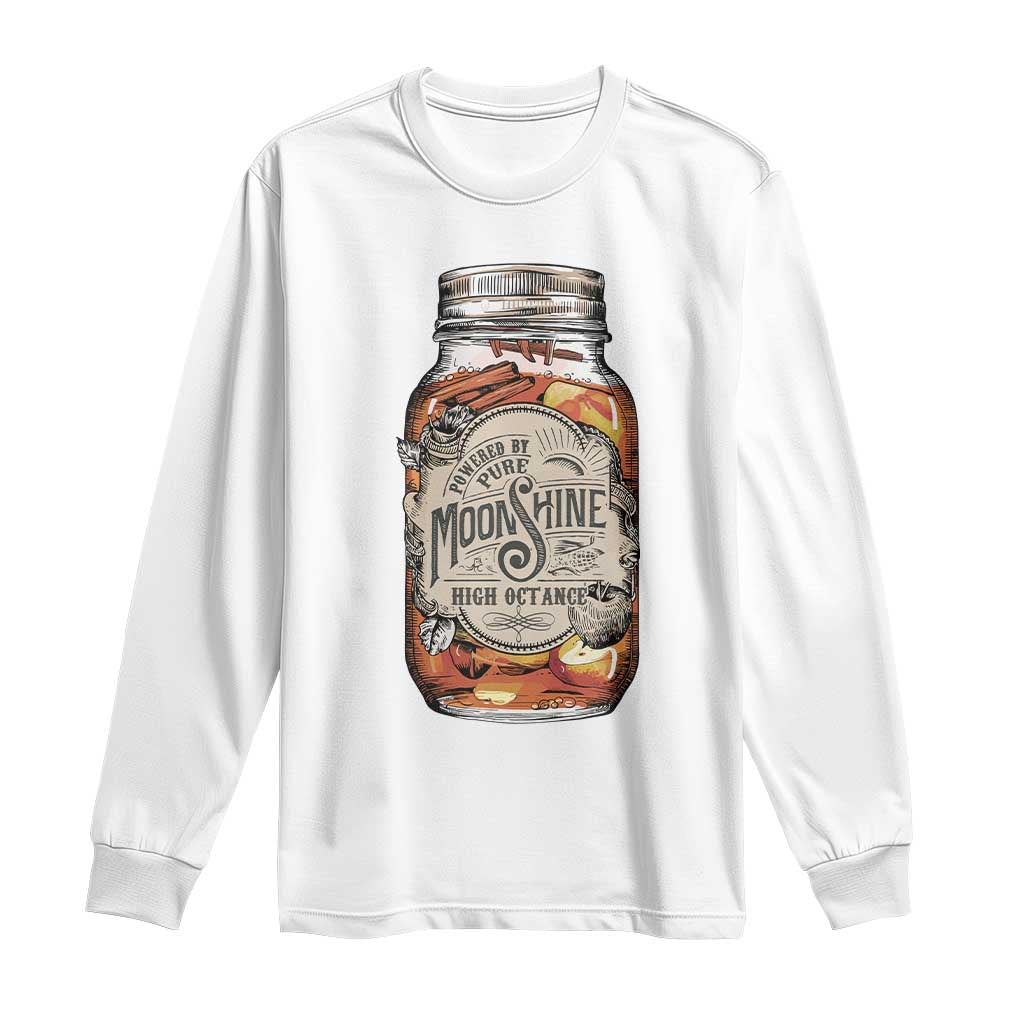 Drinking Powered By Pure Moonshine Long Sleeve Shirt
