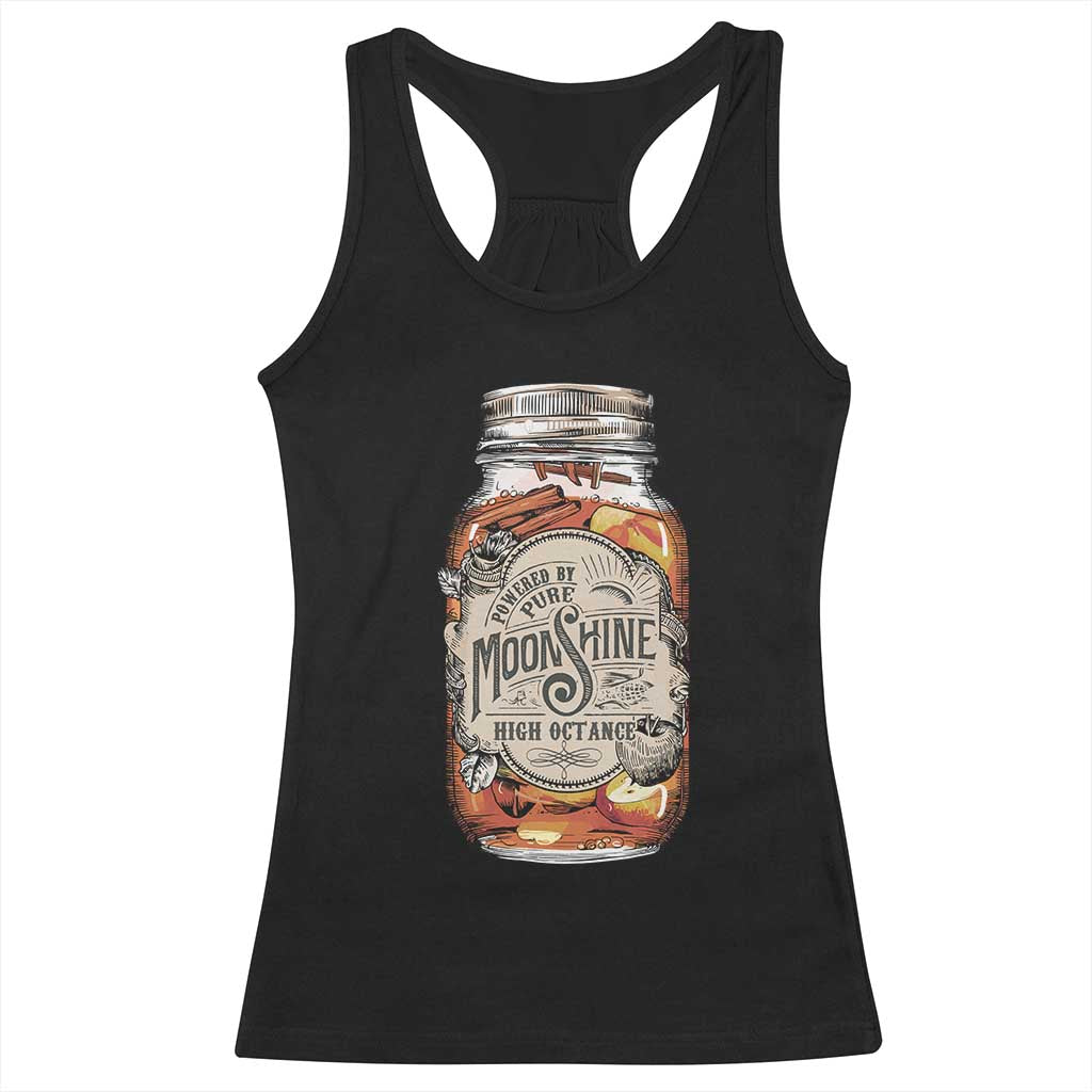 Drinking Powered By Pure Moonshine Racerback Tank Top
