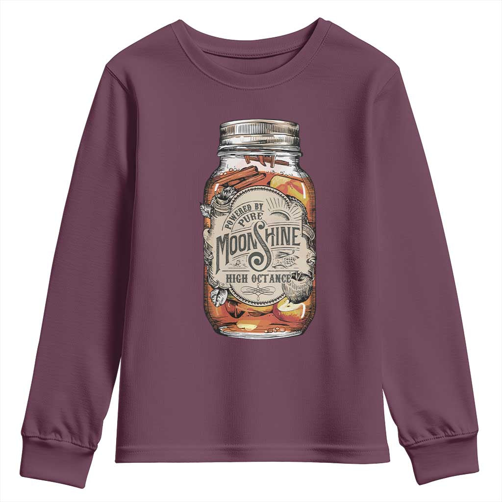 Drinking Powered By Pure Moonshine Youth Sweatshirt