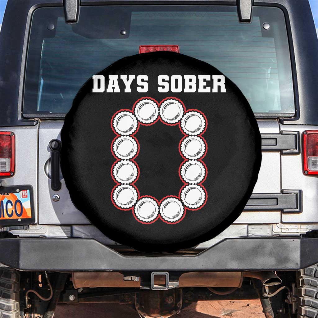 Funny Drinking Spare Tire Cover 0 Days Sober