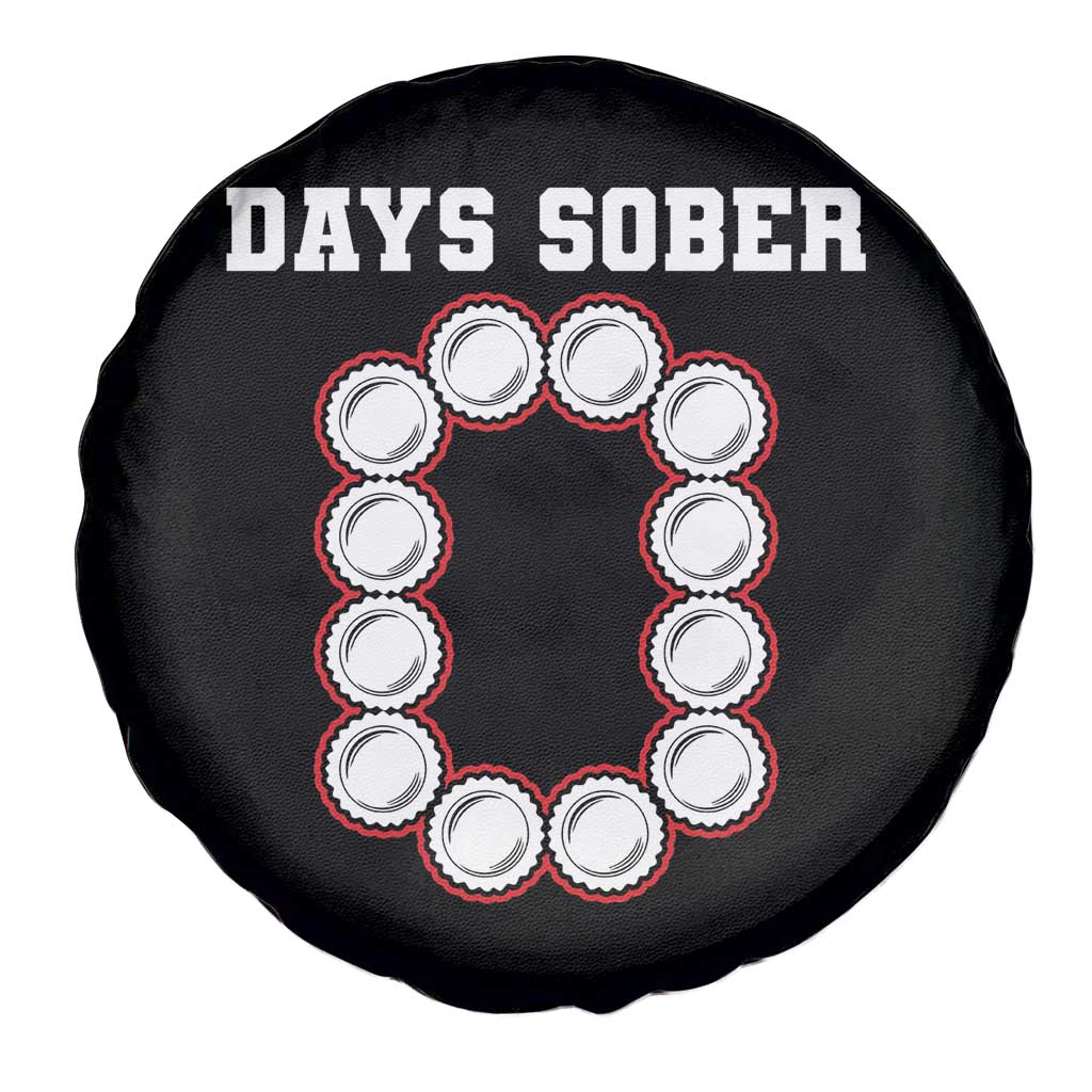 Funny Drinking Spare Tire Cover 0 Days Sober