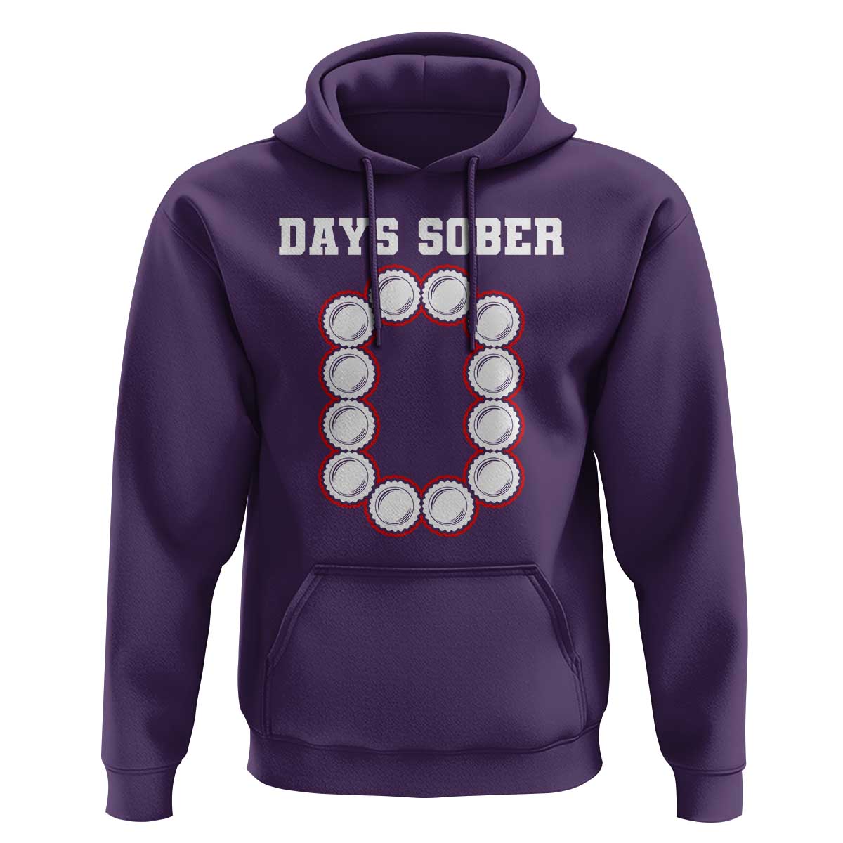Funny Drinking Hoodie 0 Days Sober