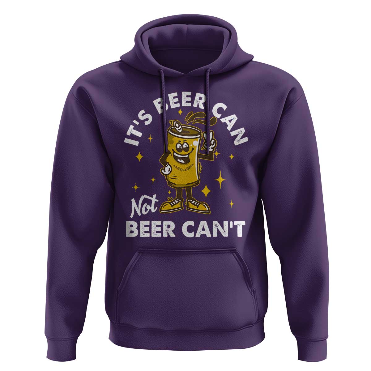 Funny Drinking Hoodie It's Beer Can Not Beer Can't
