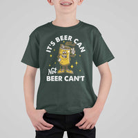 Funny Drinking T Shirt For Kid It's Beer Can Not Beer Can't