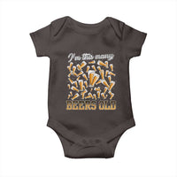 Funny Beer Lover 50th Birthday Baby Onesie I'm This Many Beers Old
