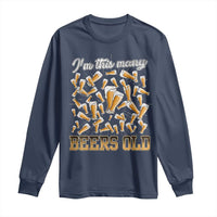 Funny Beer Lover 50th Birthday Long Sleeve Shirt I'm This Many Beers Old