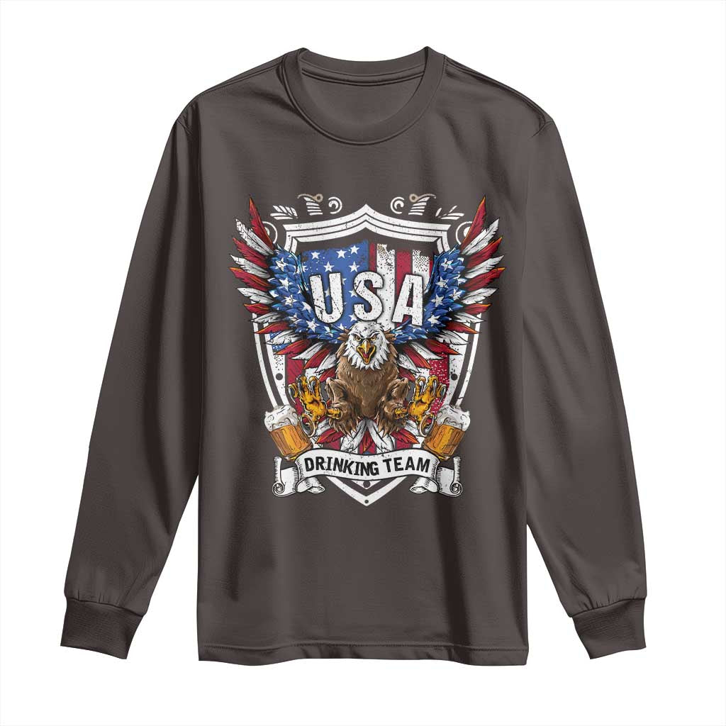 USA Drinking Team Long Sleeve Shirt