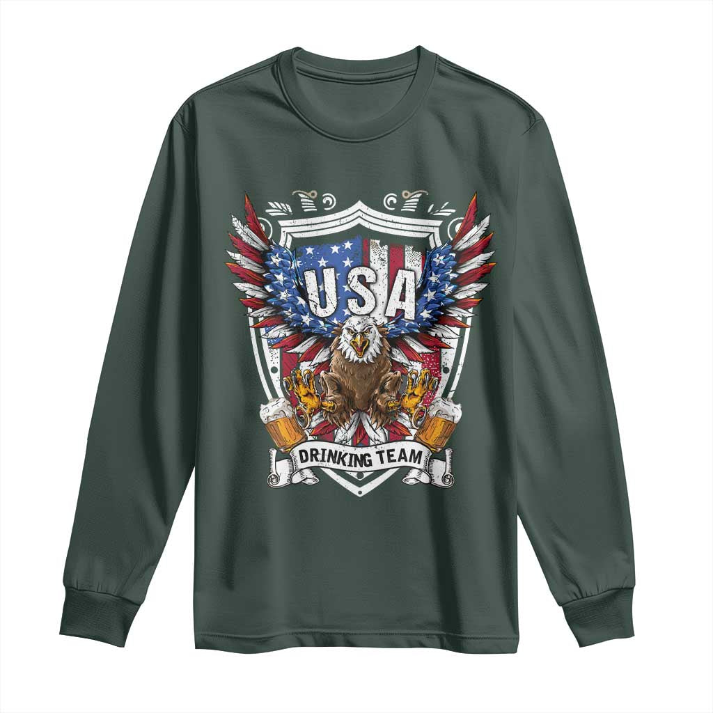 USA Drinking Team Long Sleeve Shirt