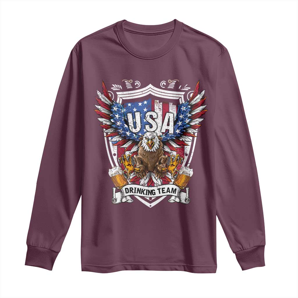 USA Drinking Team Long Sleeve Shirt