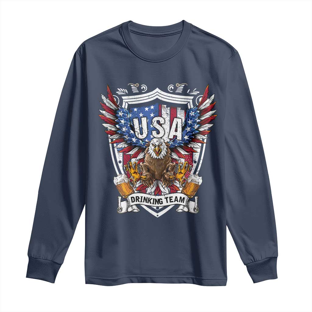 USA Drinking Team Long Sleeve Shirt